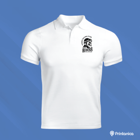 Polo T-Shirt (White) - printanica.com